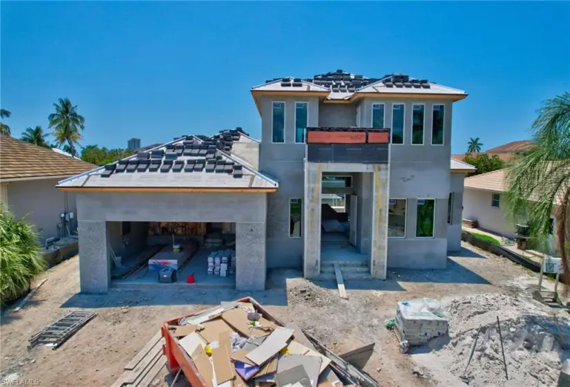 View of rear view of property