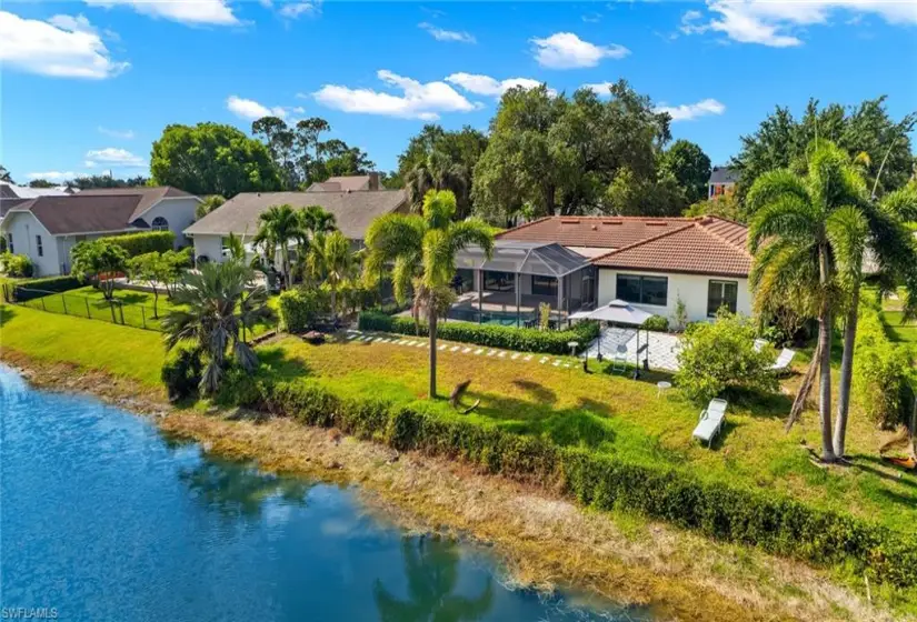 Aerial View Backyard