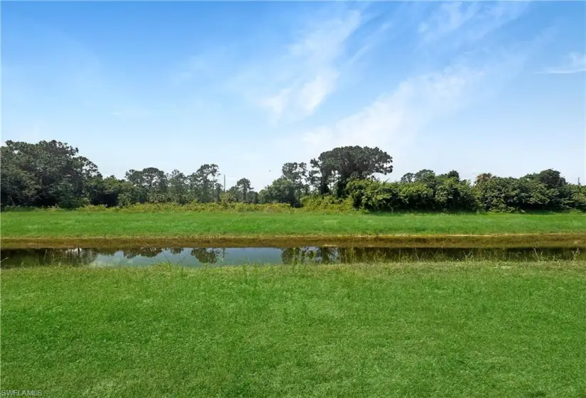 Canal behind home